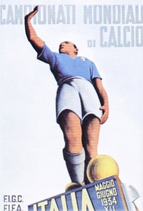 Manifesto Italia - Campionati Mondiali di Calcio 1934