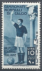 Francobollo Campionati Mondiali di Calcio 1934