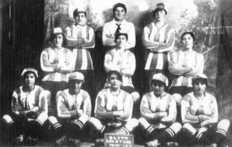 Blyth Spartans Munition Girls - Munitionette Cup Winners 1918